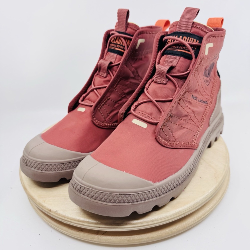 Palladium Pampa Travel Lite RS Boots Terra Womens Size 6 Lightweight Hiking Shoe